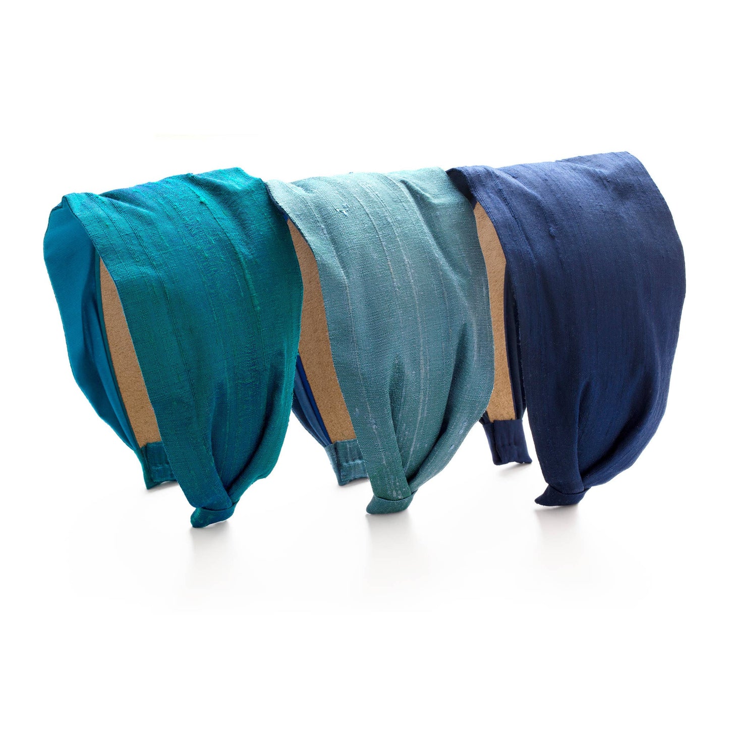 .Dupioni Silk - Cool Palette - 3" Classic Headband