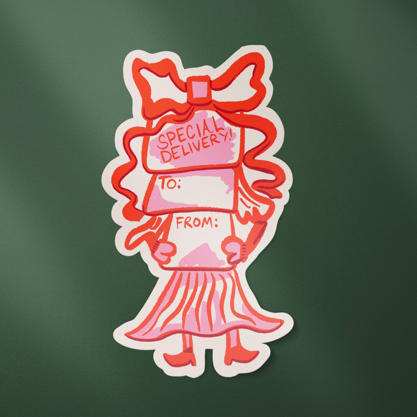 Special Delivery Matte Gift Label Sticker