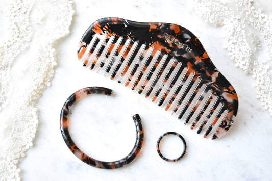 Ruyi Comb Collection in Colorful Eco-friendly Acetate