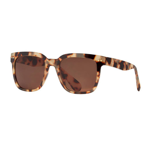 Reece Sun Brown Tinted Readers - Honey Tortoise