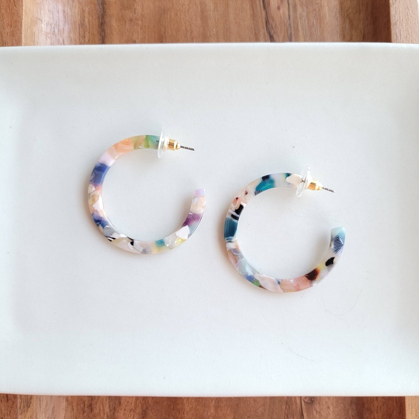 Camy Hoops - Multicolor // Jewelry, Earrings, Gift