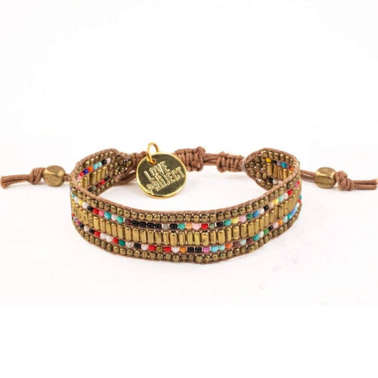 Darjeeling Beaded Bracelet - Gold DBBG