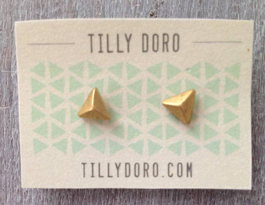 Pyramid Stud Earrings - TD90