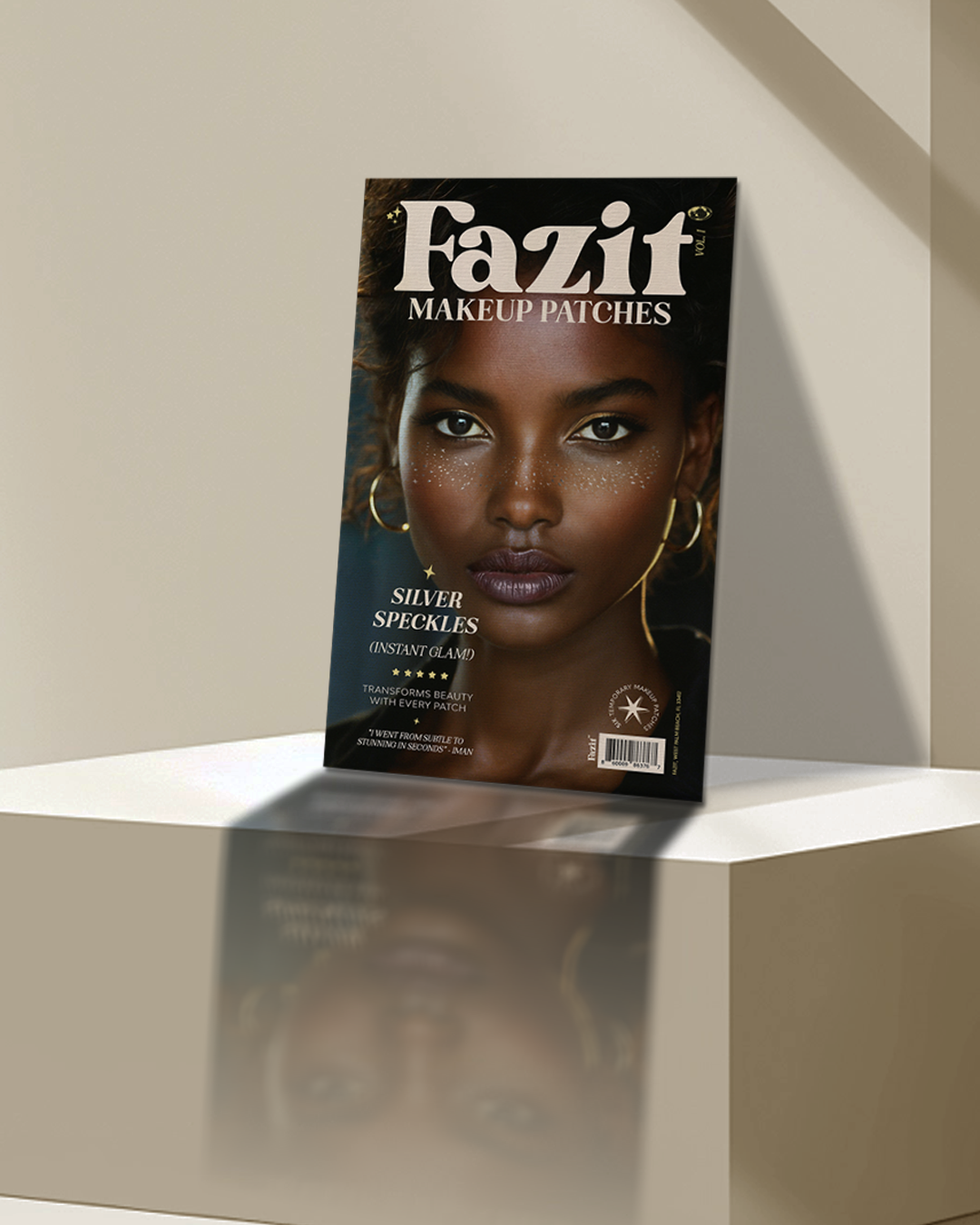 Silver Stardust Speckle Makeup Patches | 6 per pack