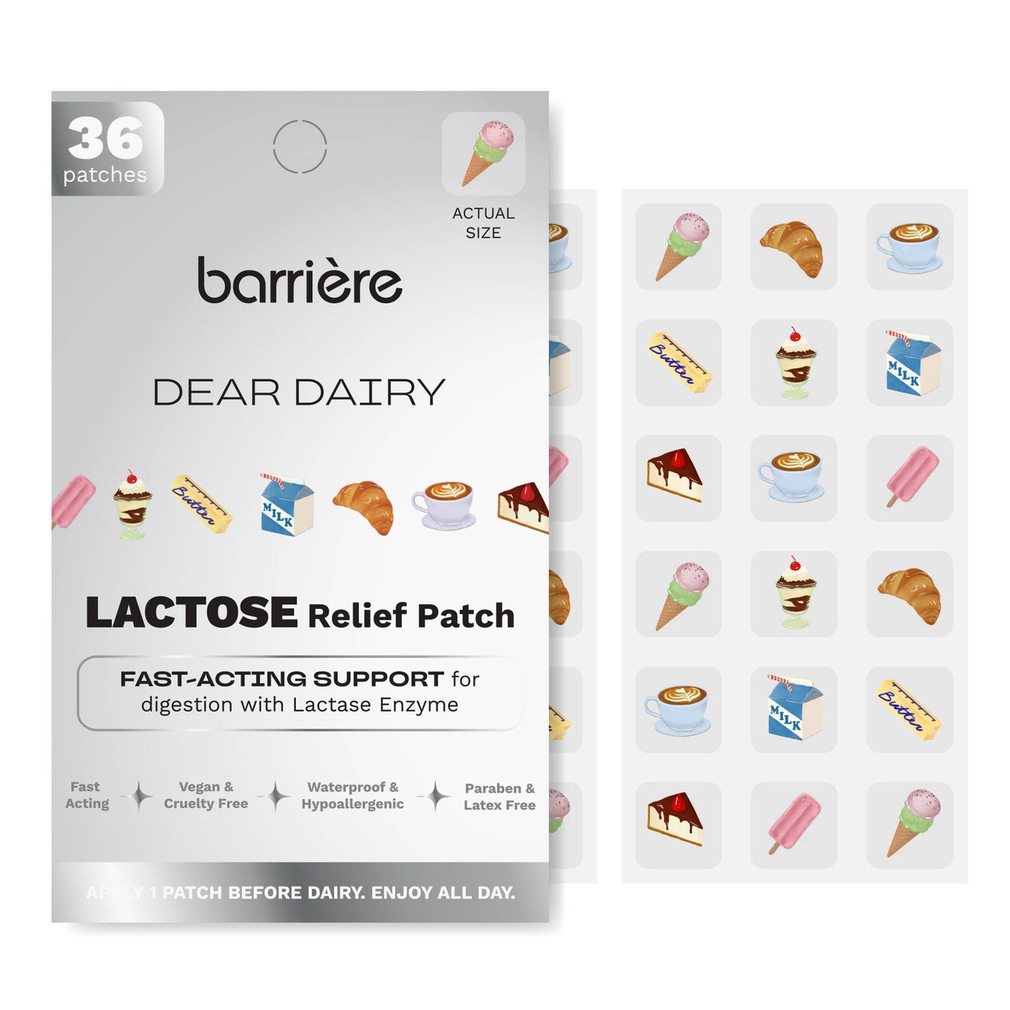 DEAR DAIRY Lactose Relief Patch 36pk - Milky Treats
