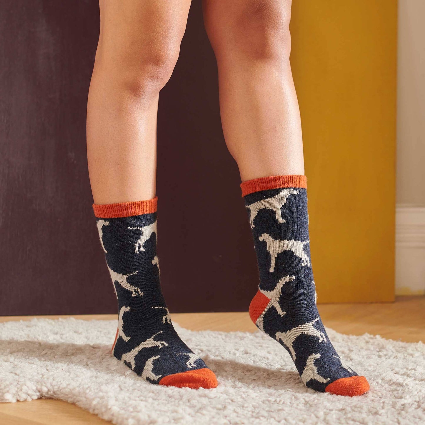 Lambswool Crew Socks
