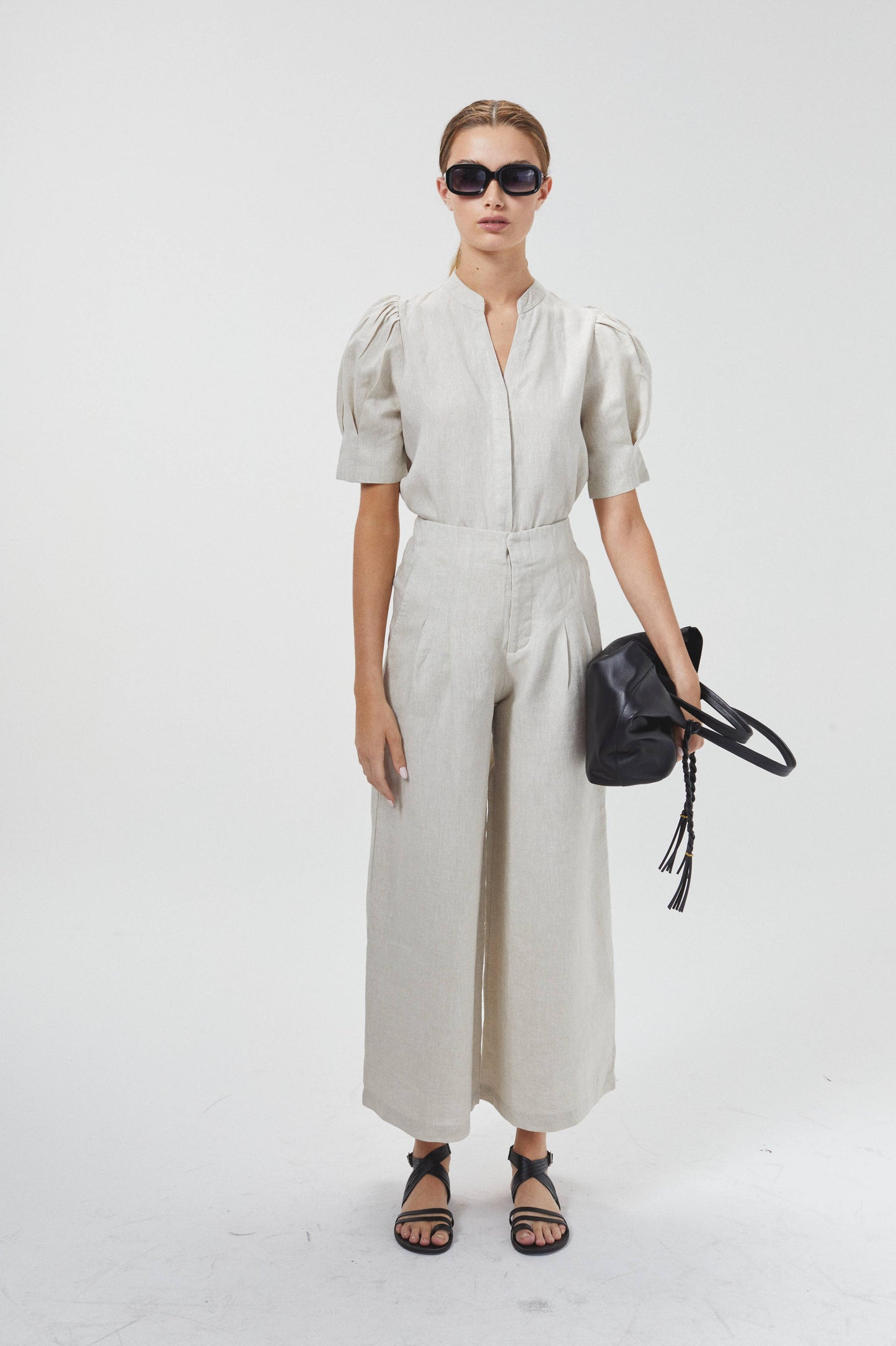 Athina Linen Shirt - Natural