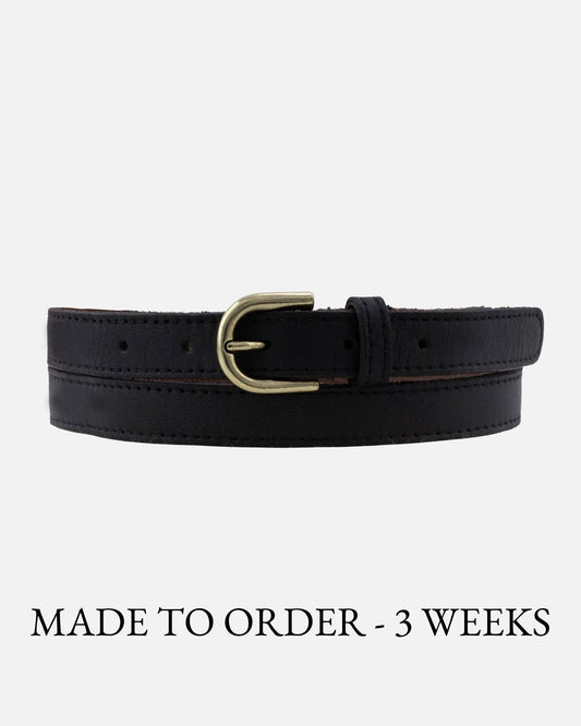 Cara | Soft Skinny Leather Belt