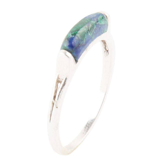 Stackable Azurite Sterling Silver Ring