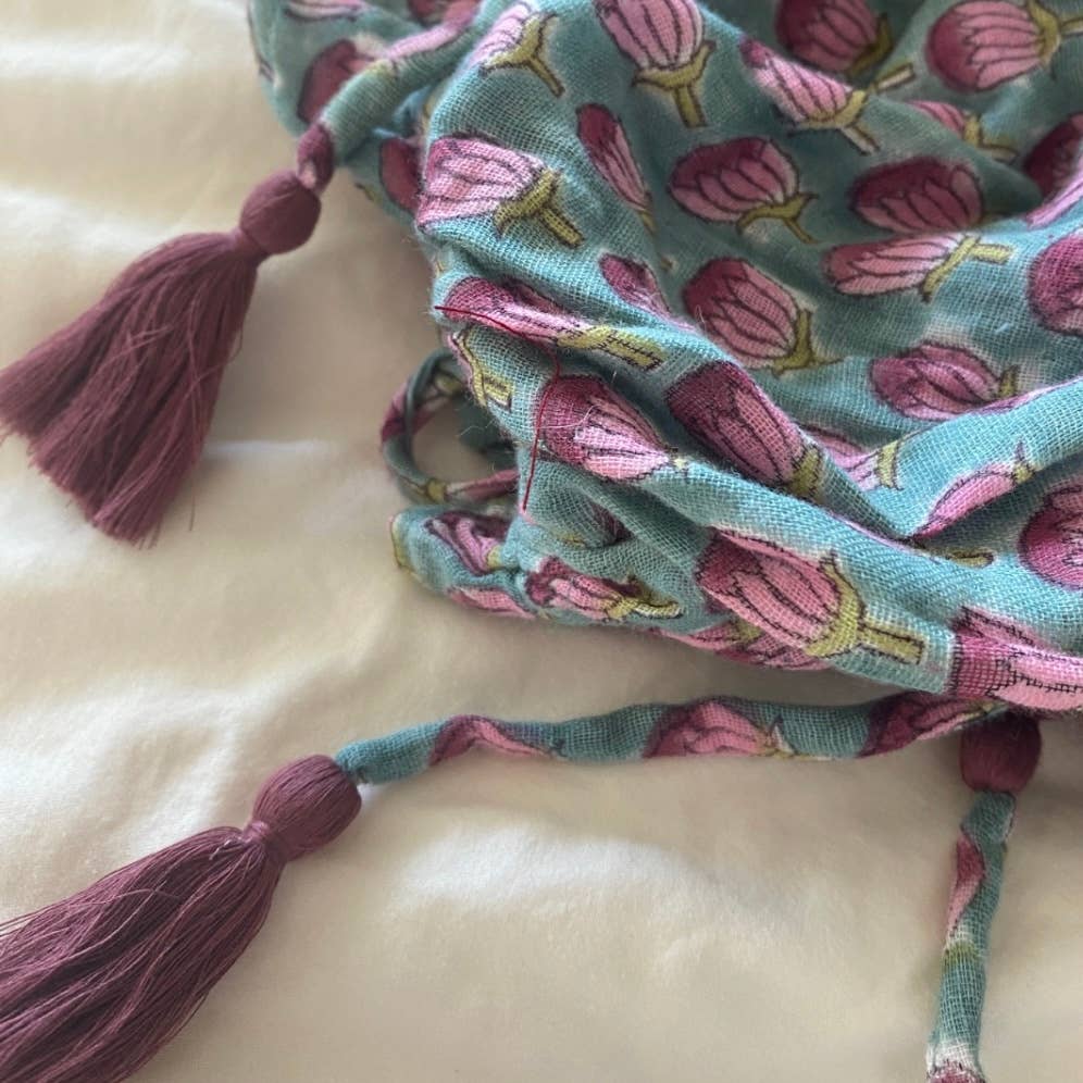 Isla Crop Top and Ruffle Shorts (Lotus)