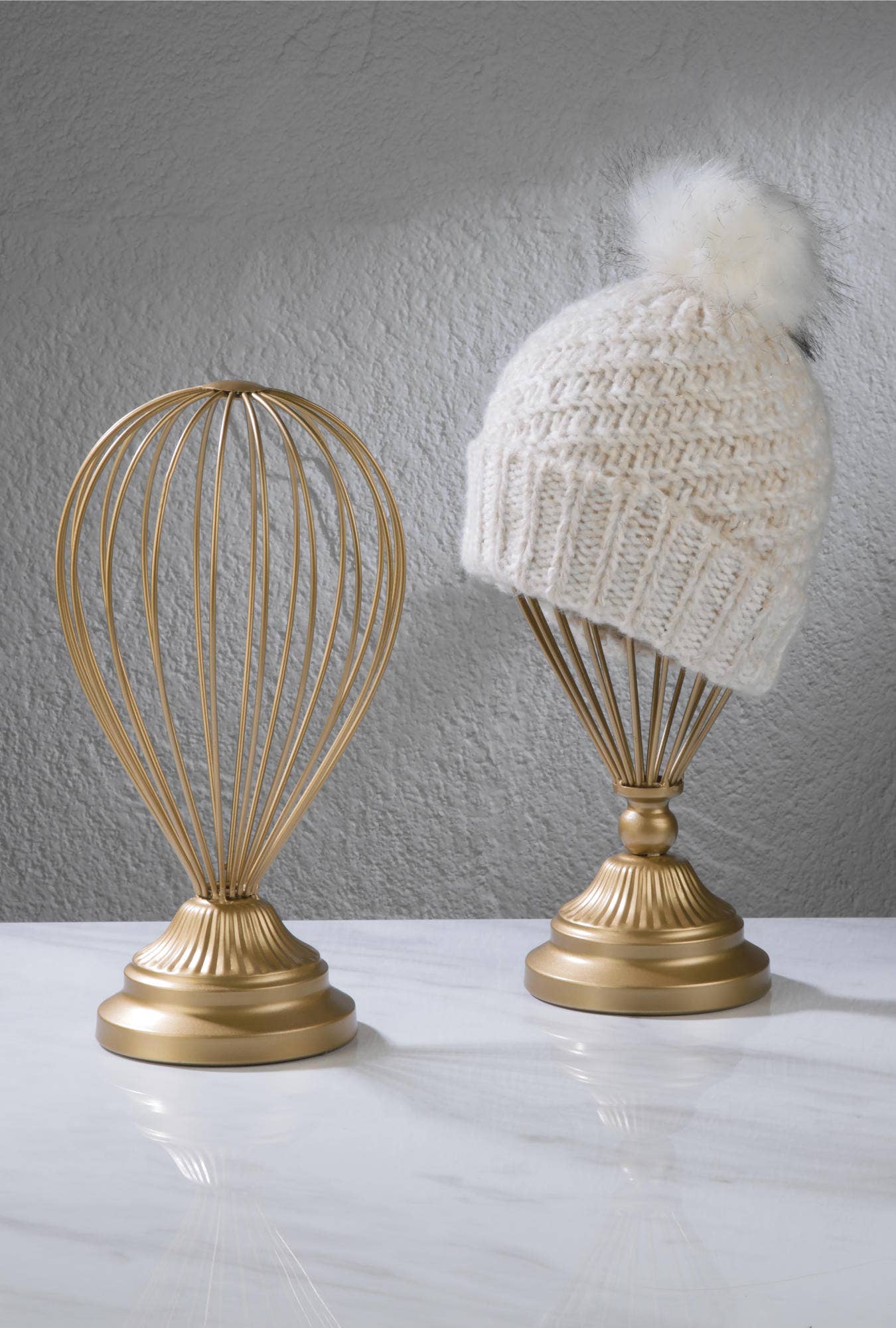 Balloon Wire Hat Stands - Set of 2