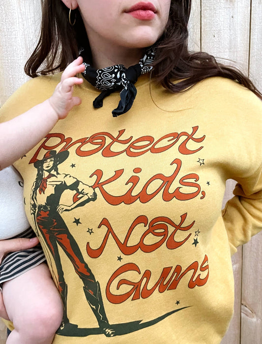 Protect Kids Not Guns Crew Neck Sweatshirt