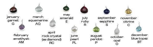 Small Tab with Little Stone Earrings in Silver or Vermeil