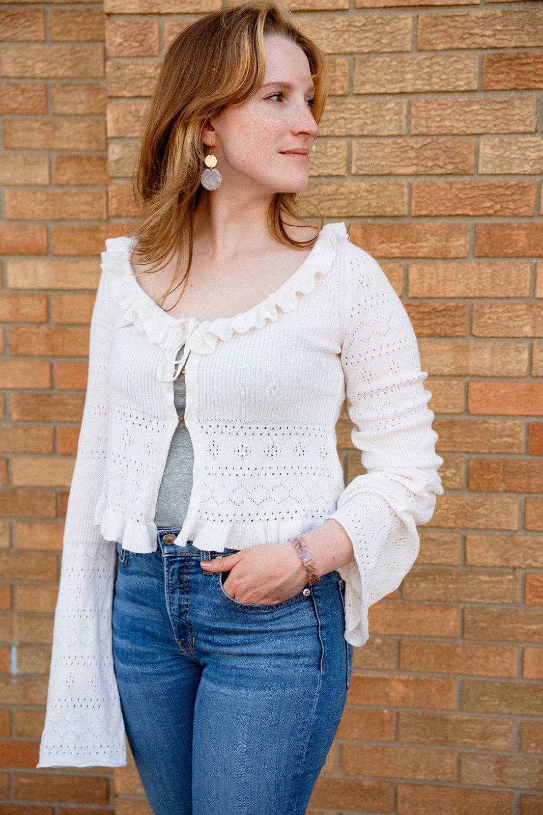 Brynn Bracelet - Shimmering Taupe - Small // Cuff Bangle