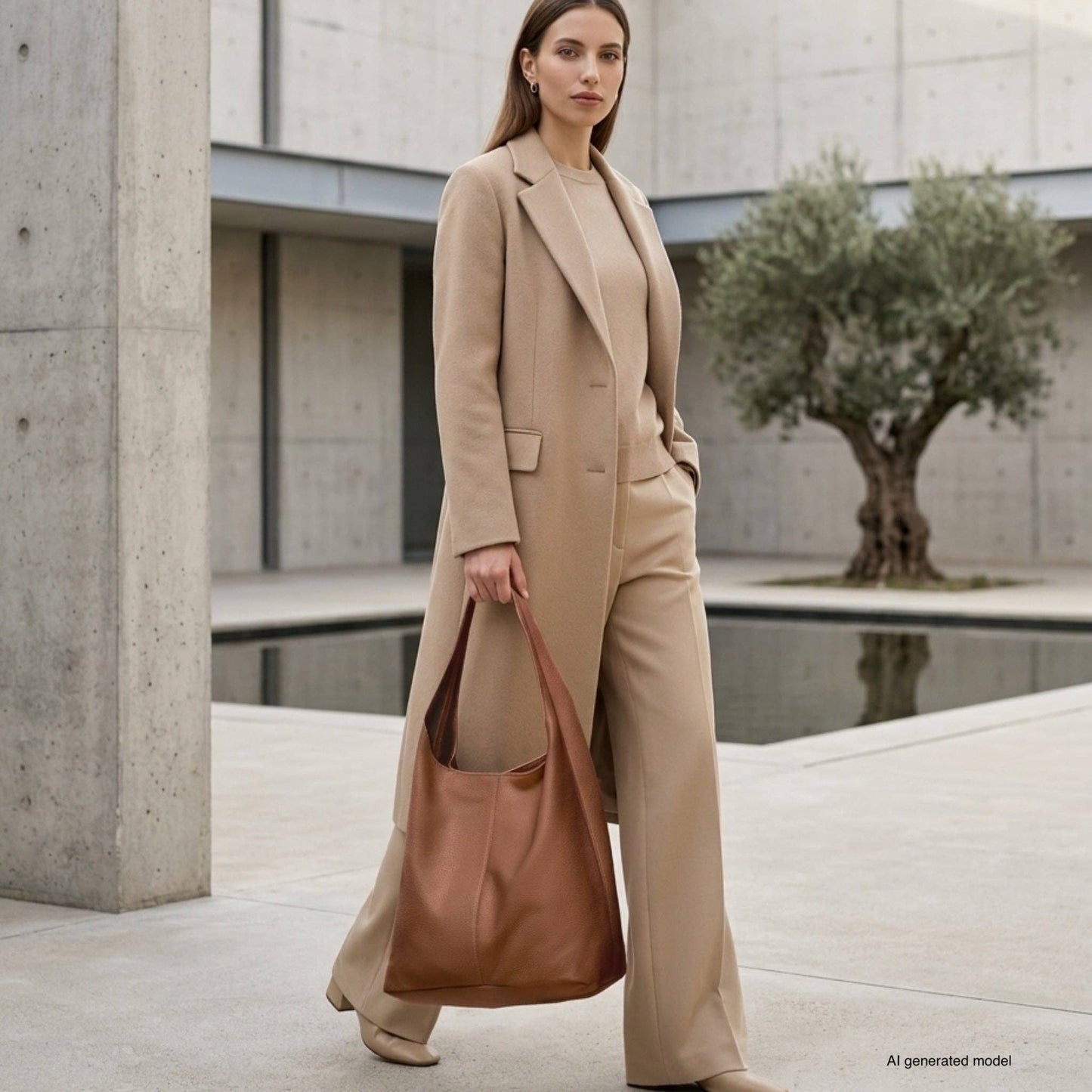 Italian Full-Grain Leather Hobo Bag | Siena