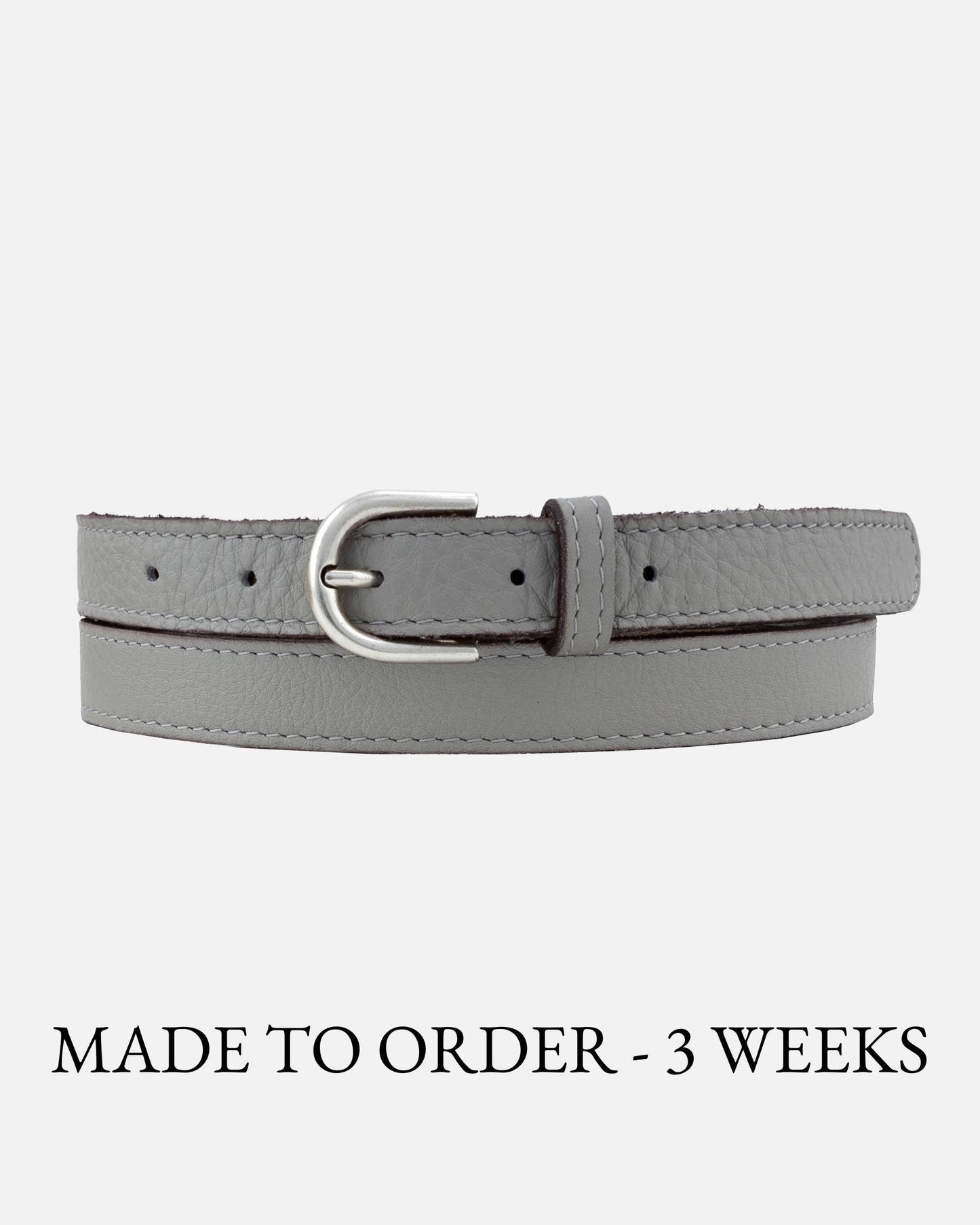 Cara | Soft Skinny Leather Belt