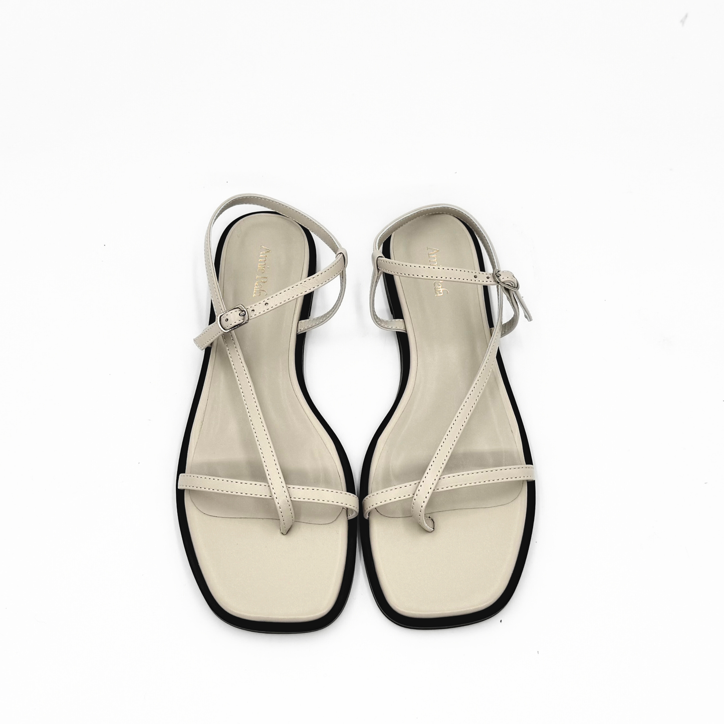 Maxy Strapy Leather Summer Sandal | Bone