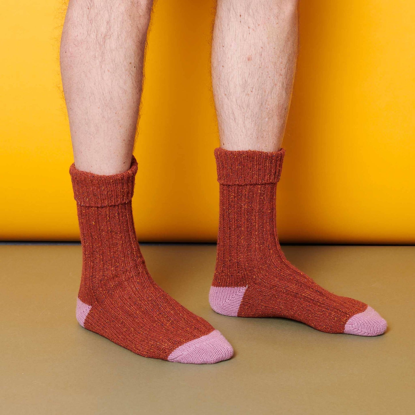 Unisex Recycled Silk Blend Ribbed Socks 2025
