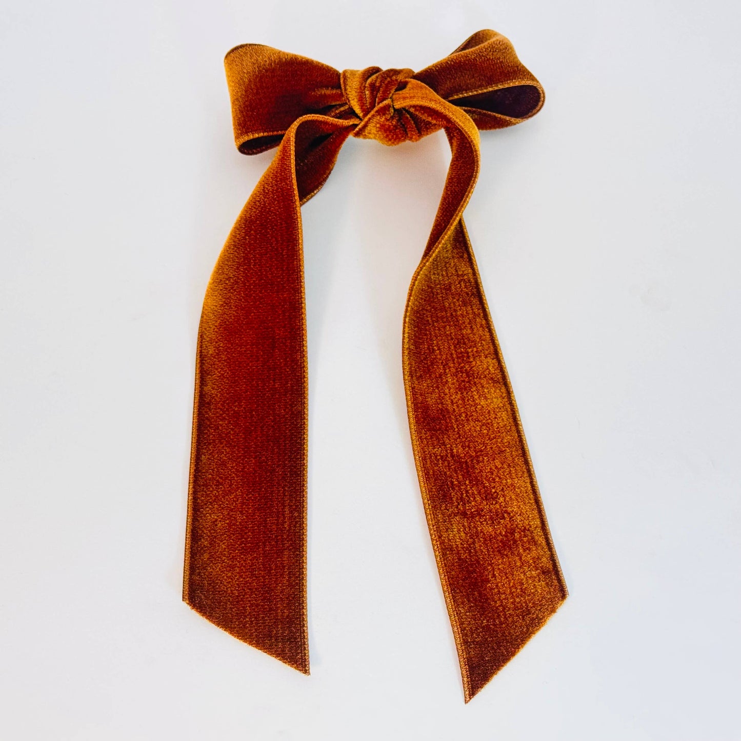 Japanese DoubleSided 1.5" Velvet Ribbon Hair Bow Barrettes