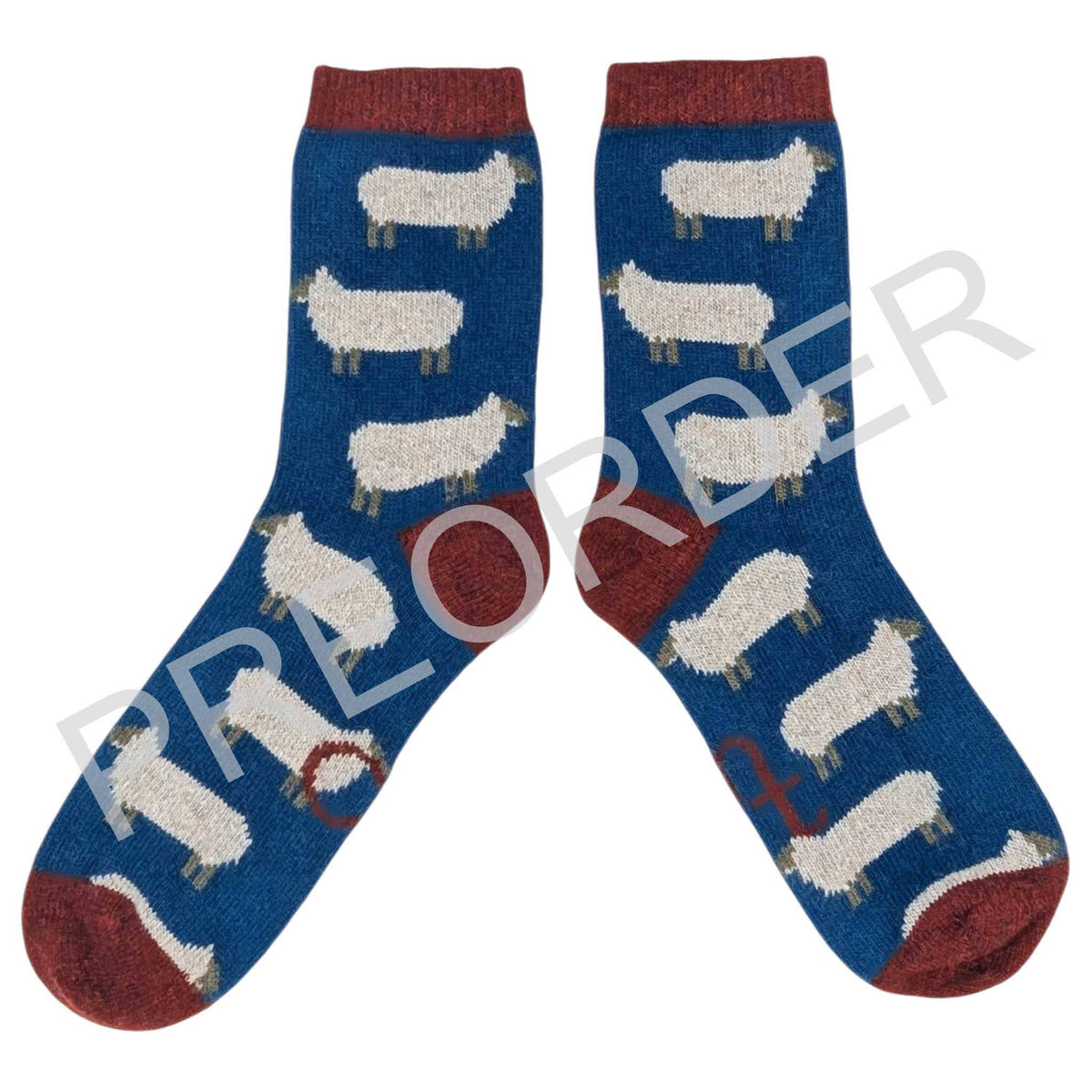 Lambswool Ankle Socks | Animals