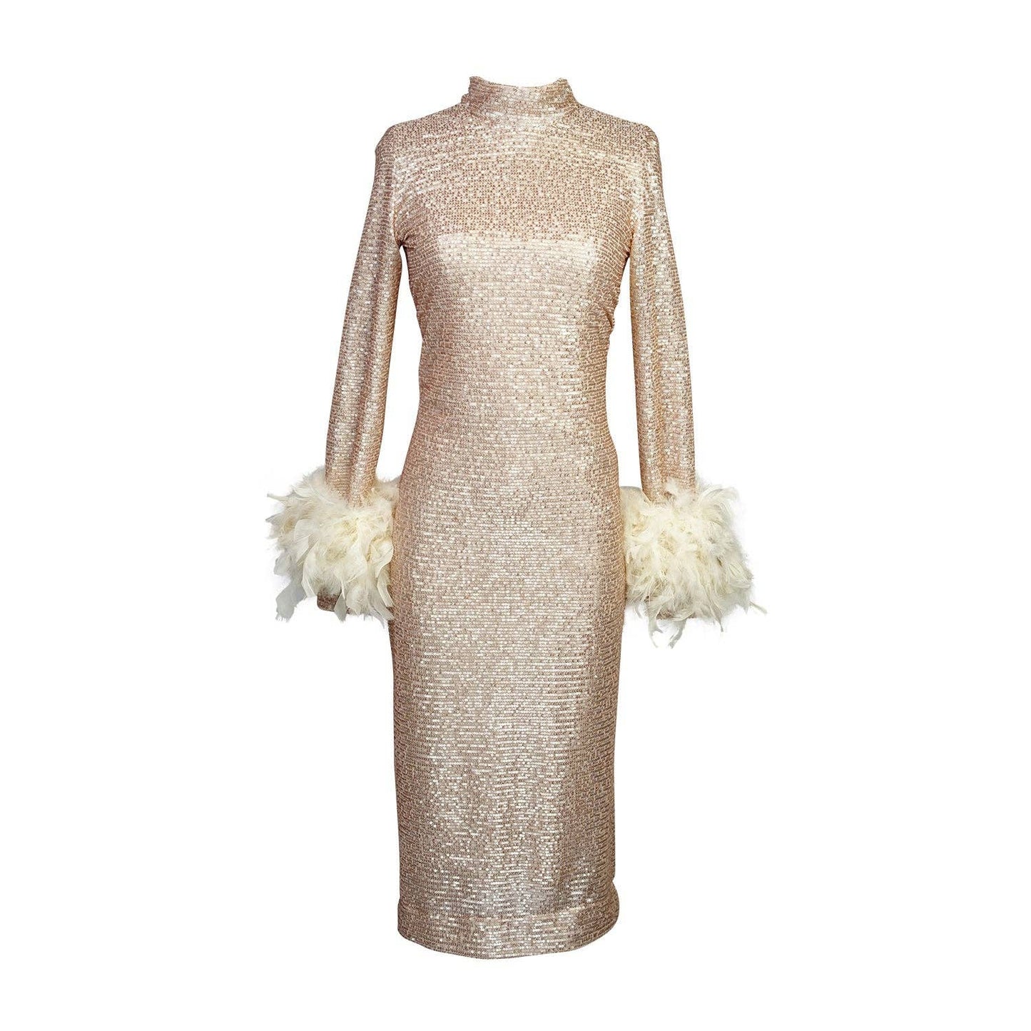 Julianne Dress in Champagne Sequin