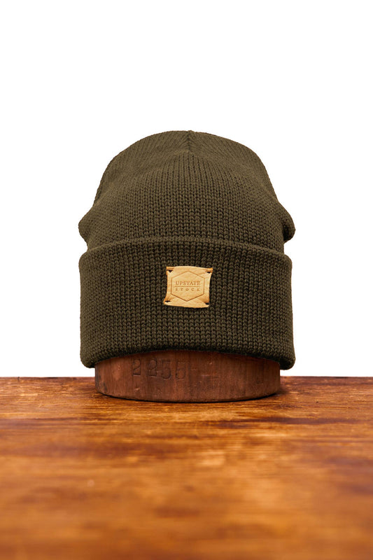 Moss Merino Wool Beanie