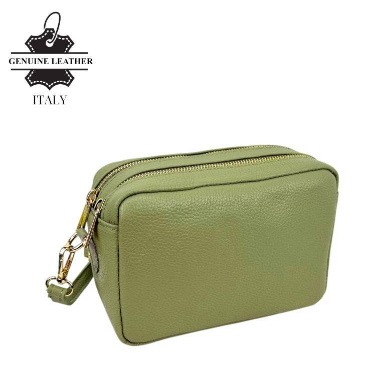 Grain Leather Shoulder Bag