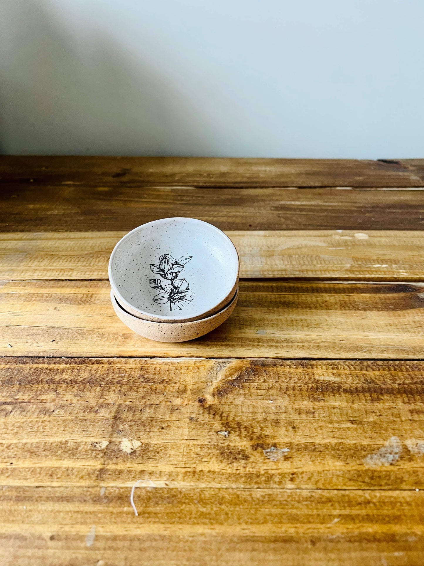 Ceramic  Floral Ramekin