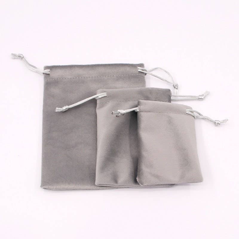 50 pcs Silky Velvet Pouch 2.75" x 3.5" Super Soft Gift Bag