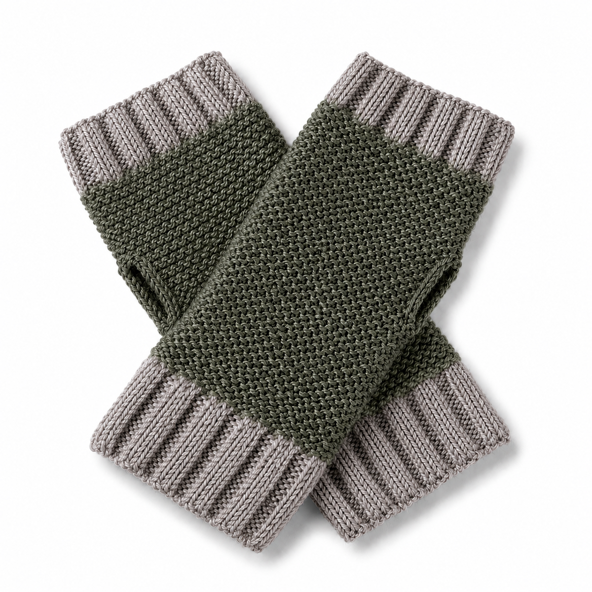 Alpaca Gloves - Trail Cuff - Olive