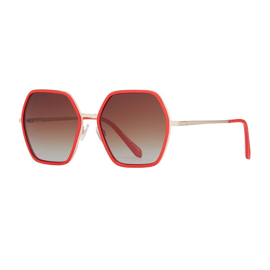 Addyson - Red / Gold / Gradient Brown Polarized