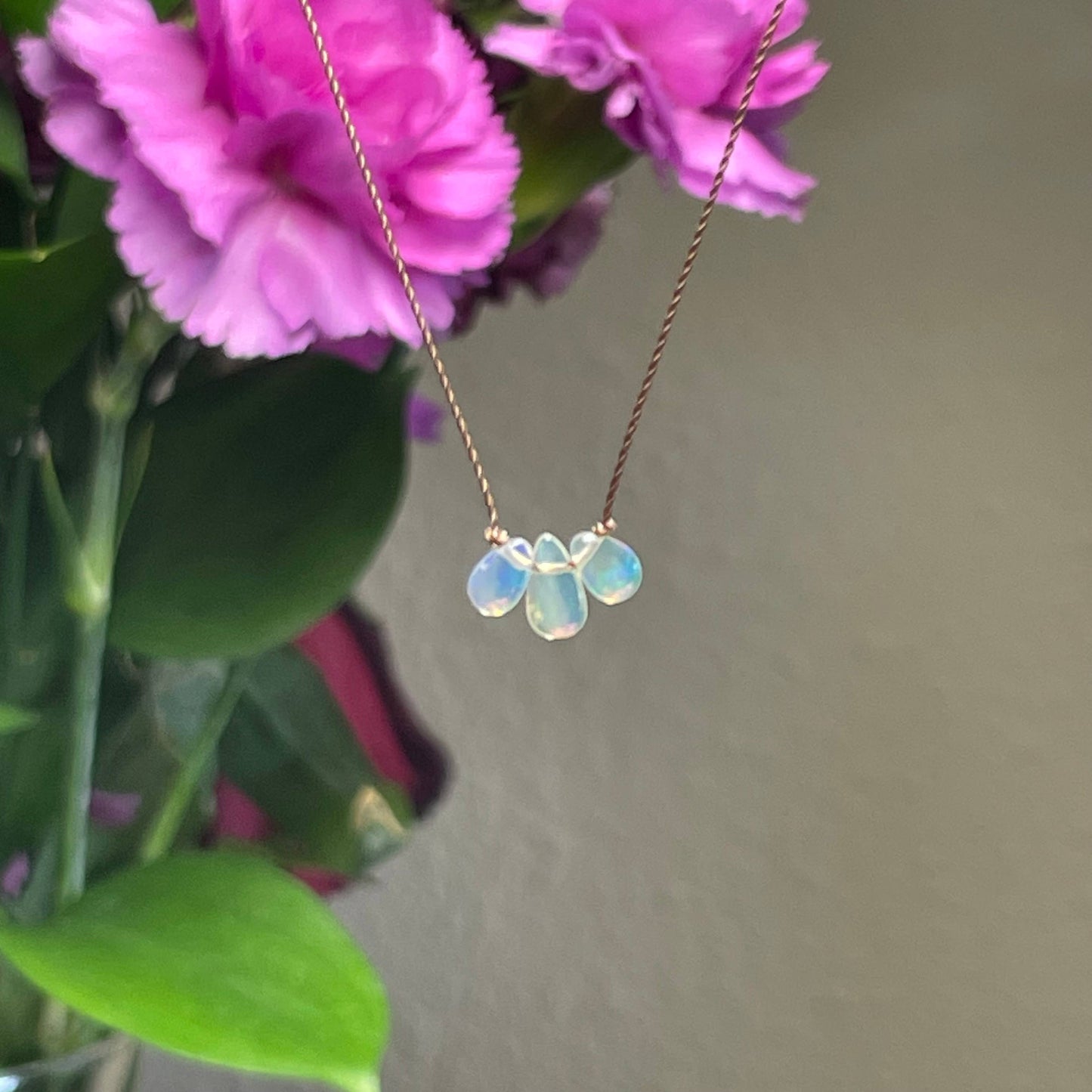Opal Creativity Necklace, Valentine's Day Jewelry for Her
