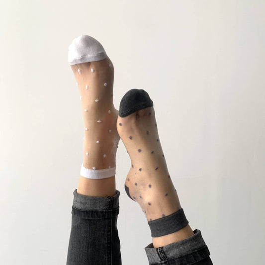Charlotte - Original Sheer Plumetis Sock