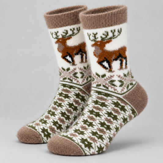 Angora / Bamboo Socks – Clover