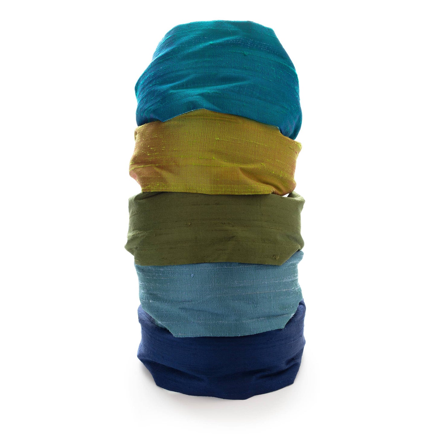 .Dupioni Silk - Cool Palette - 3" Classic Headband