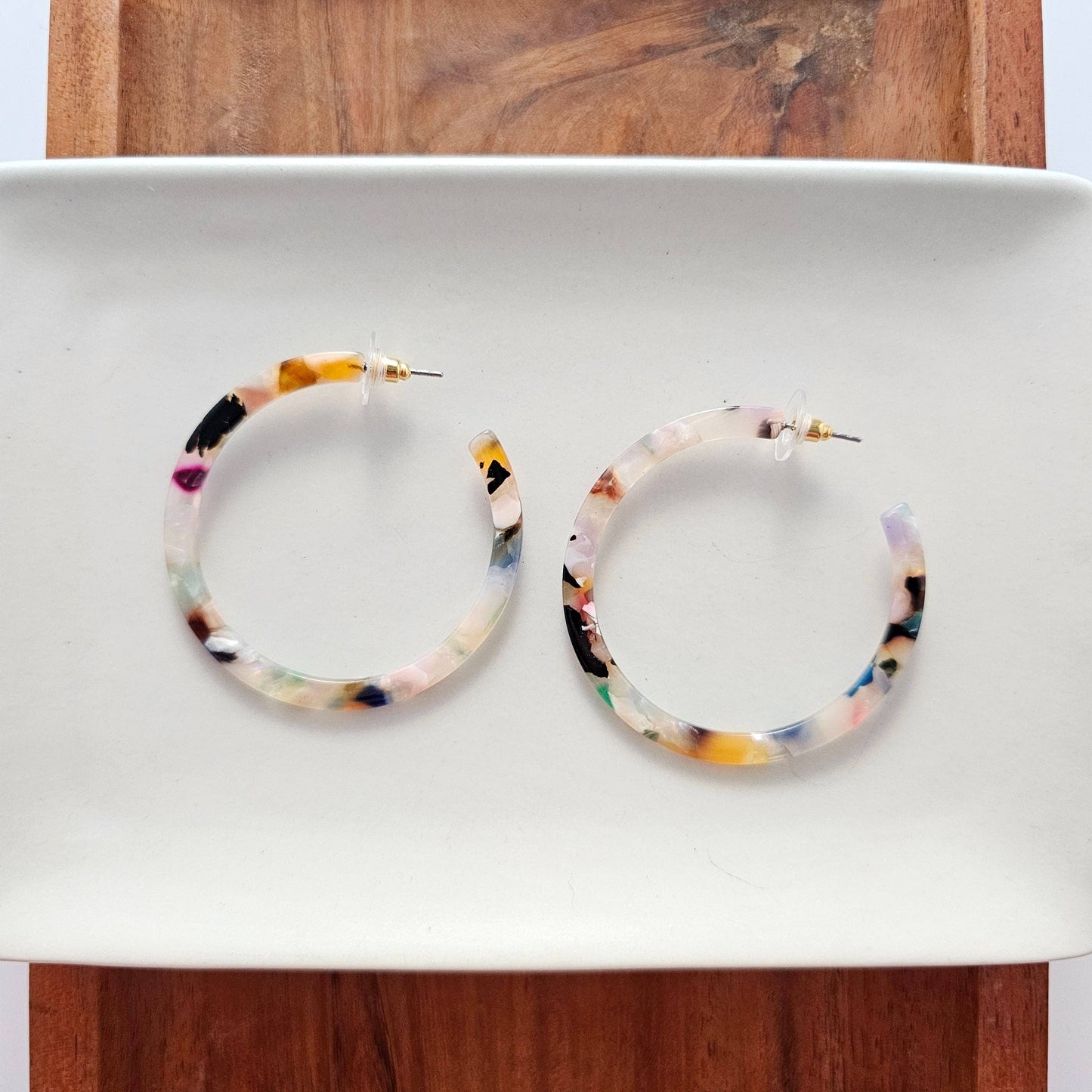 Cameron Hoops - Multicolor // Gift, Earrings, Jewelry, Fall