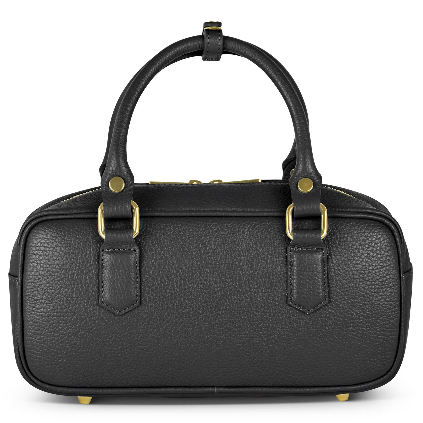 Italian Genuine Calf Leather Top-Handle Bag
