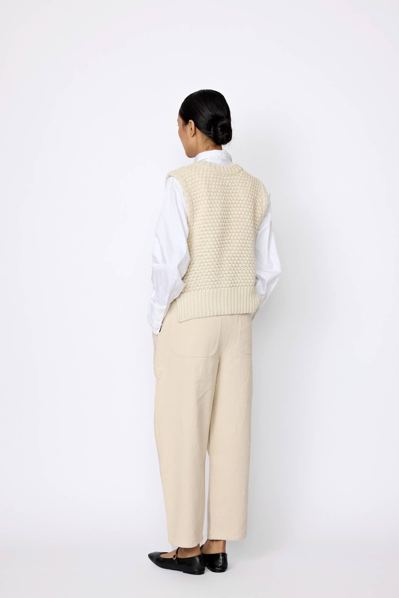 Sloane Sweater Vest - Ivory