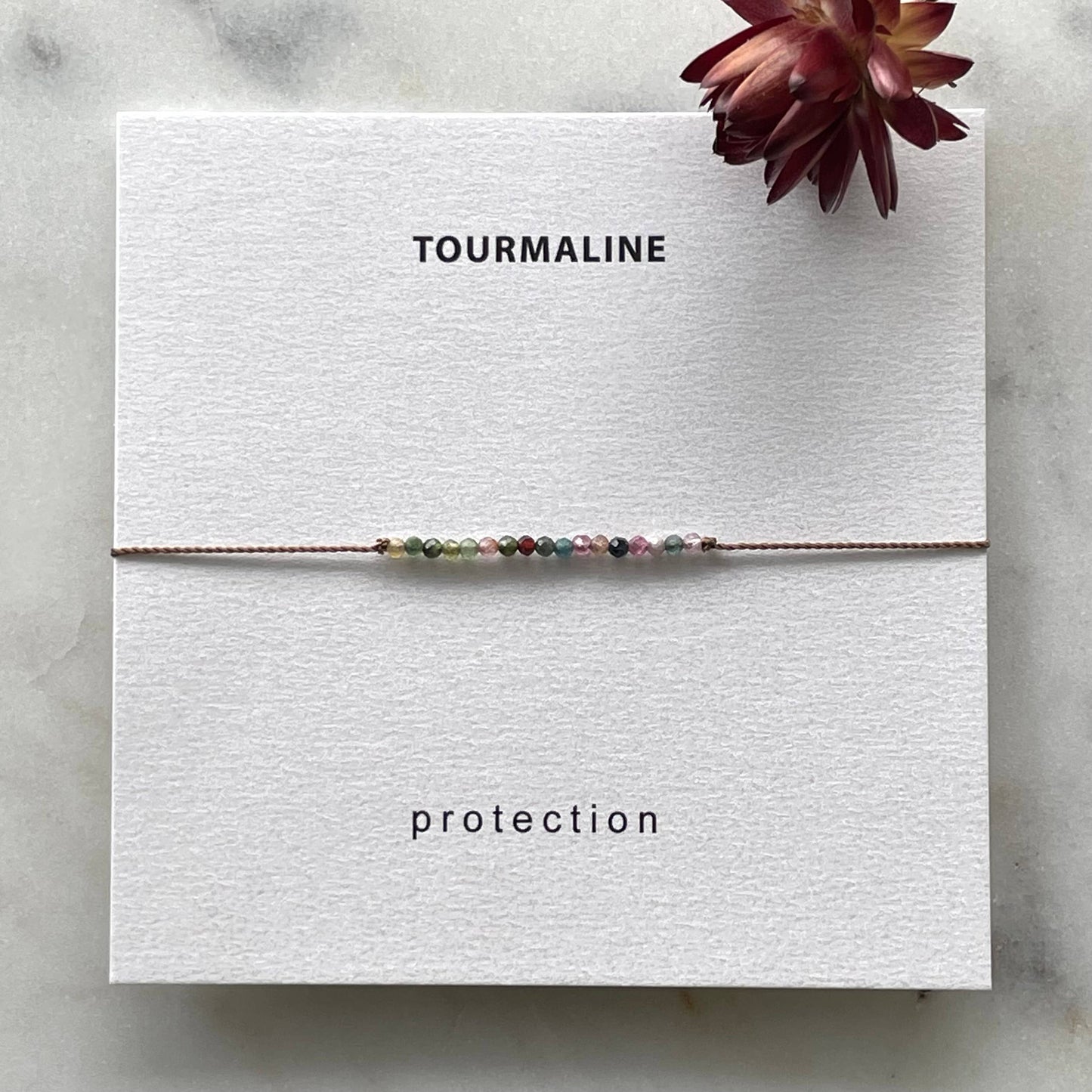 Watermelon Tourmaline Bracelet- Protection