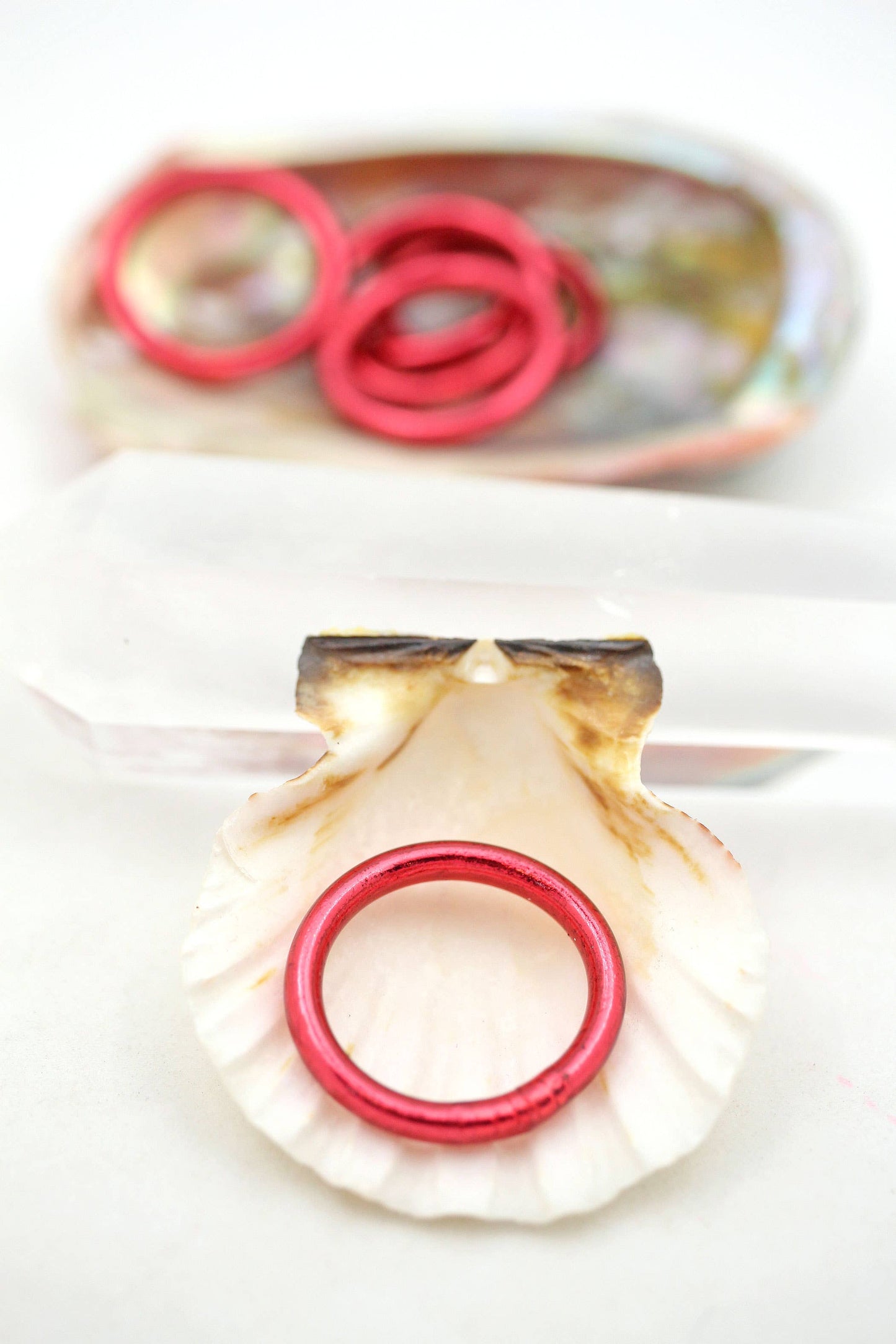 Buddhist Ring Thai Temple Rings, Colorful Kumlai (4 sizes)