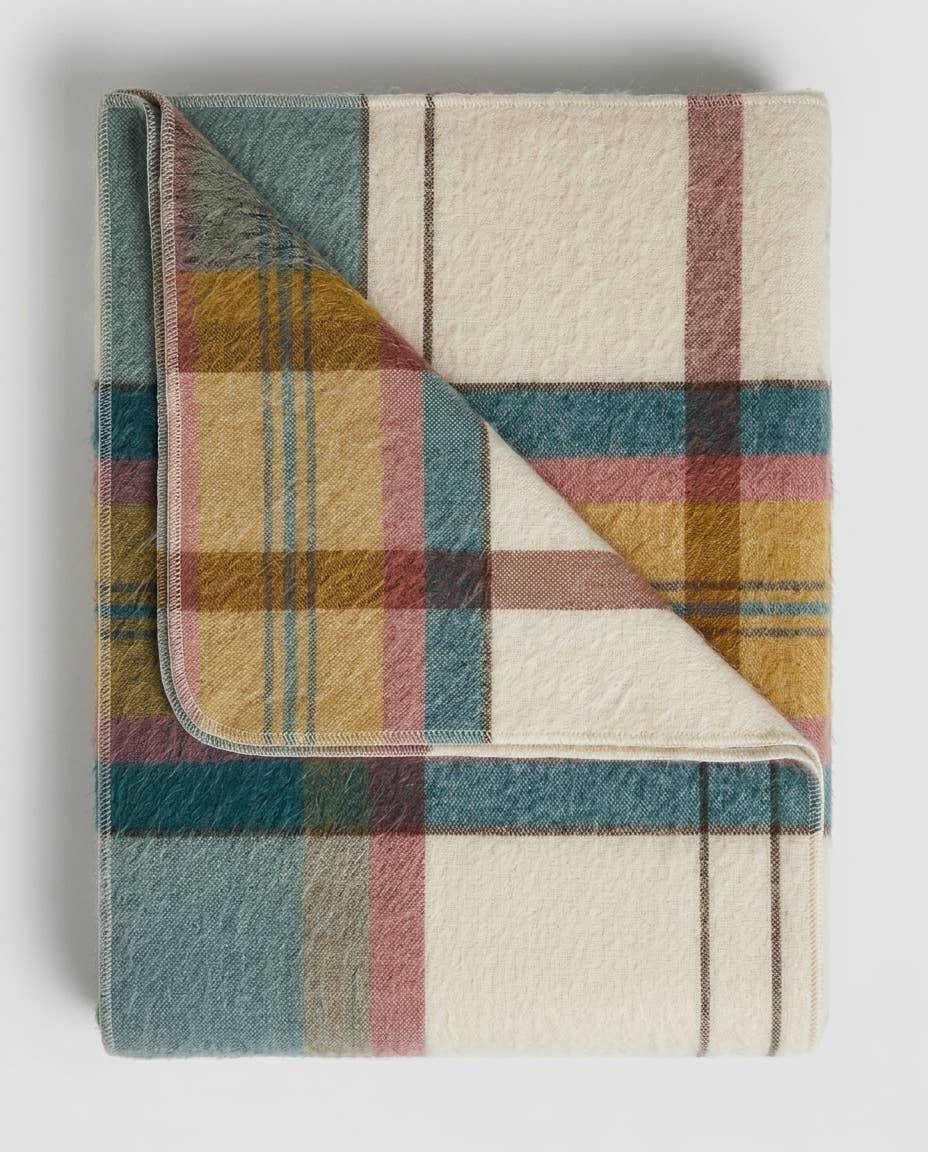 Alpaca Throw Blanket - Reef