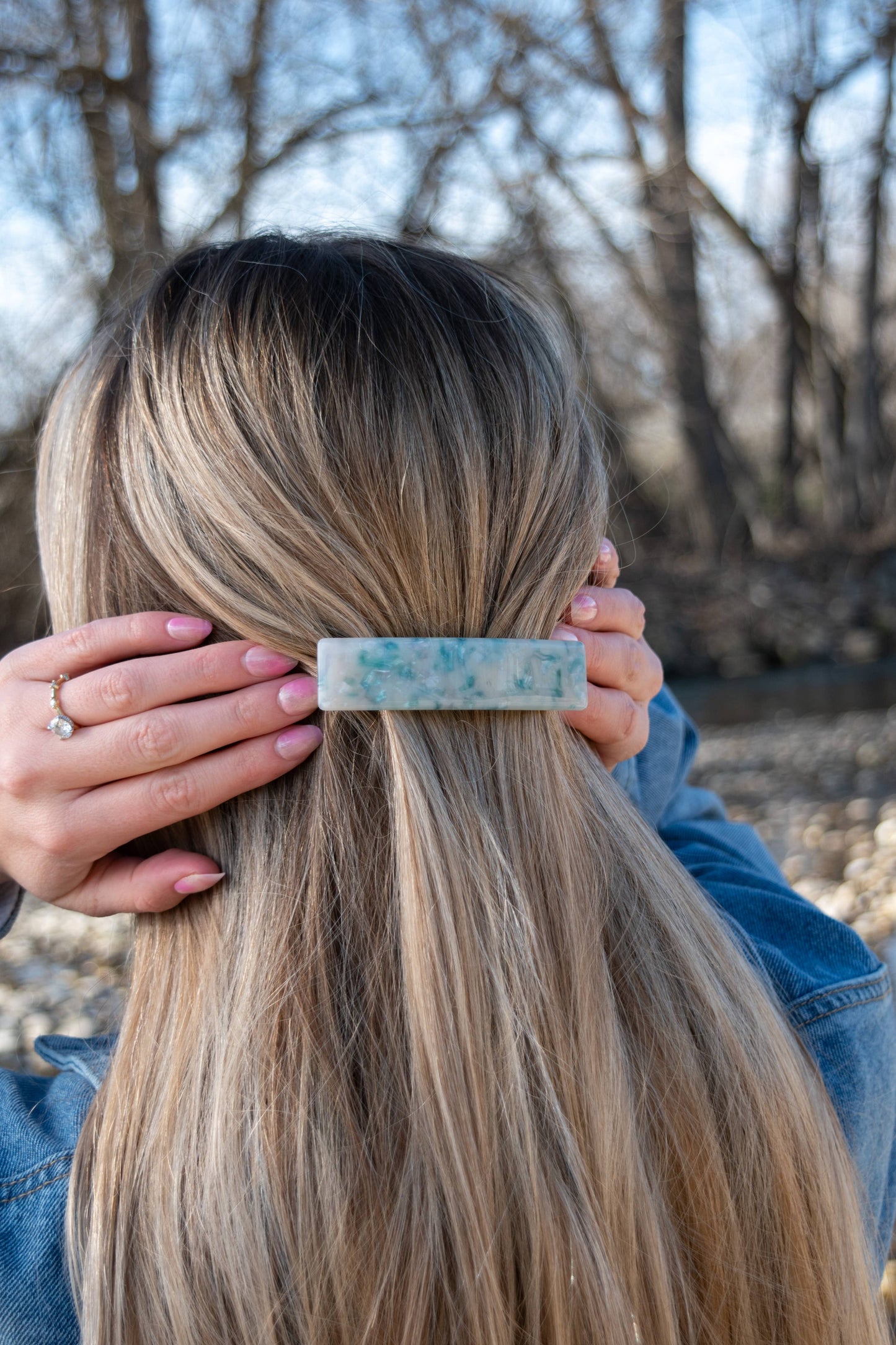 Oval French Barrette Collection FFFB