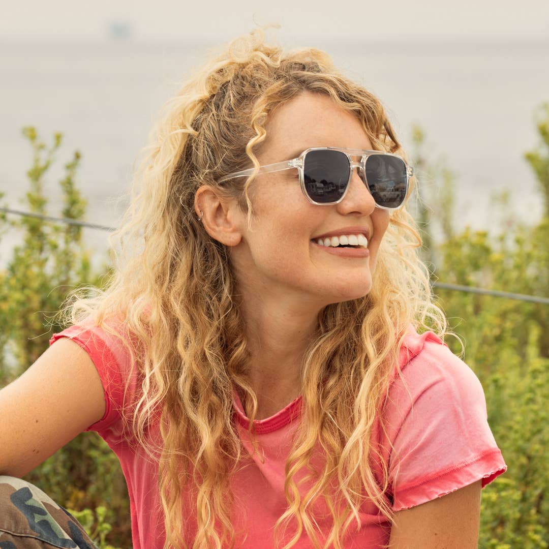 BP19926 - Pedro - Crystal Clear / Smoke Polarized Lens