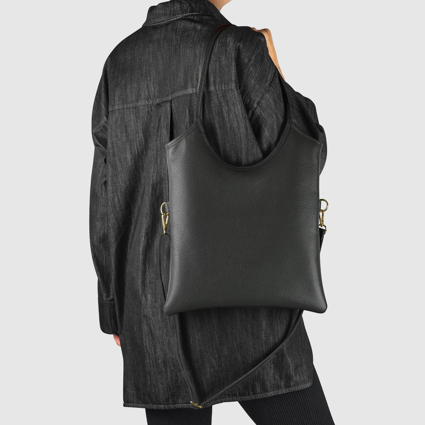 Italian Genuine Calf Leather Tote Bag 191722