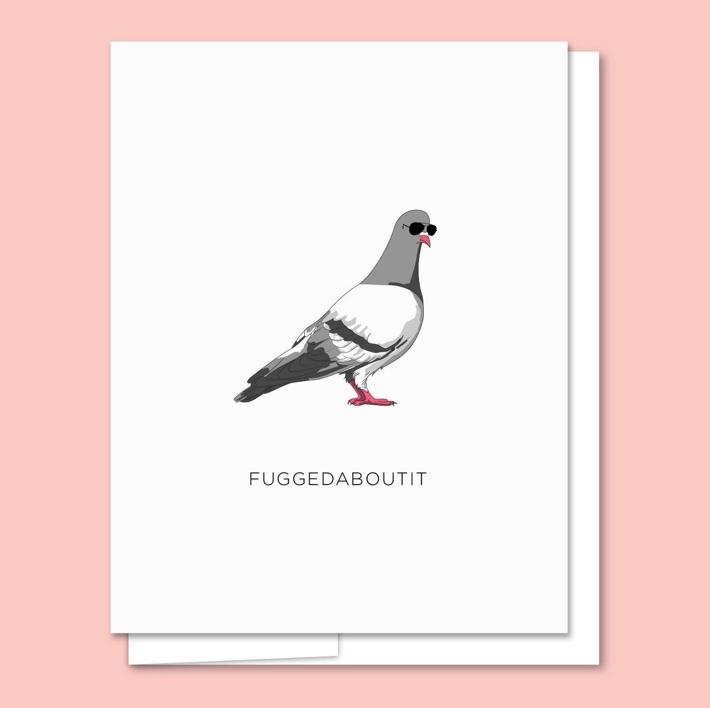 Pigeon - Letterpress Funny Everyday Card