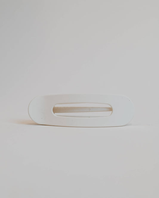 Milk White Lay Flat Clip