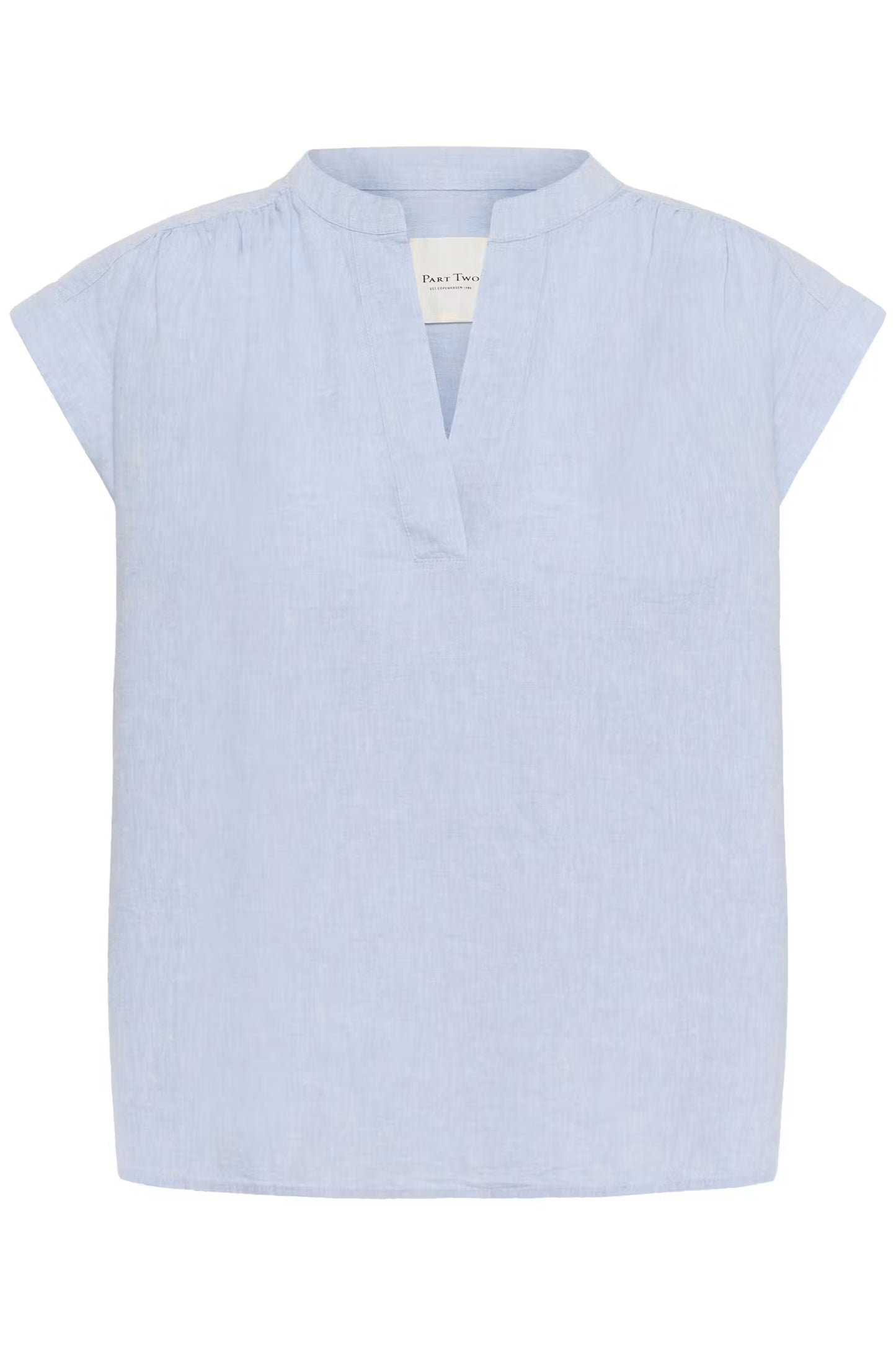 Bettina Blouse | Light Blue Chambray