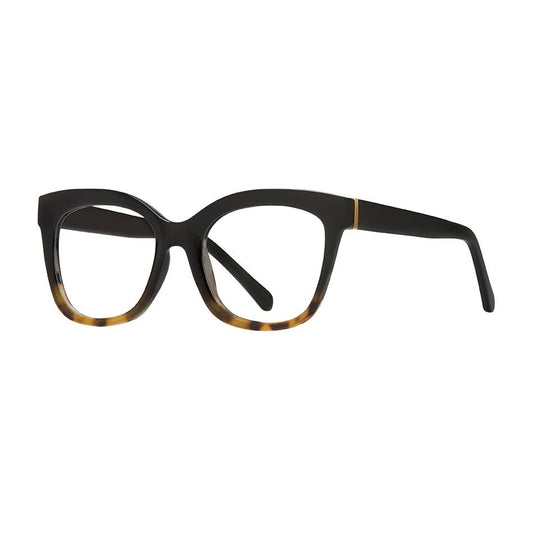 Morgan - Onyx/Brown Tort - Blue Light Filtering Lens