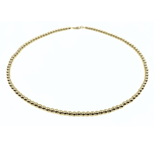 #X - 4mm 14k Gold Filled Waterproof Necklace