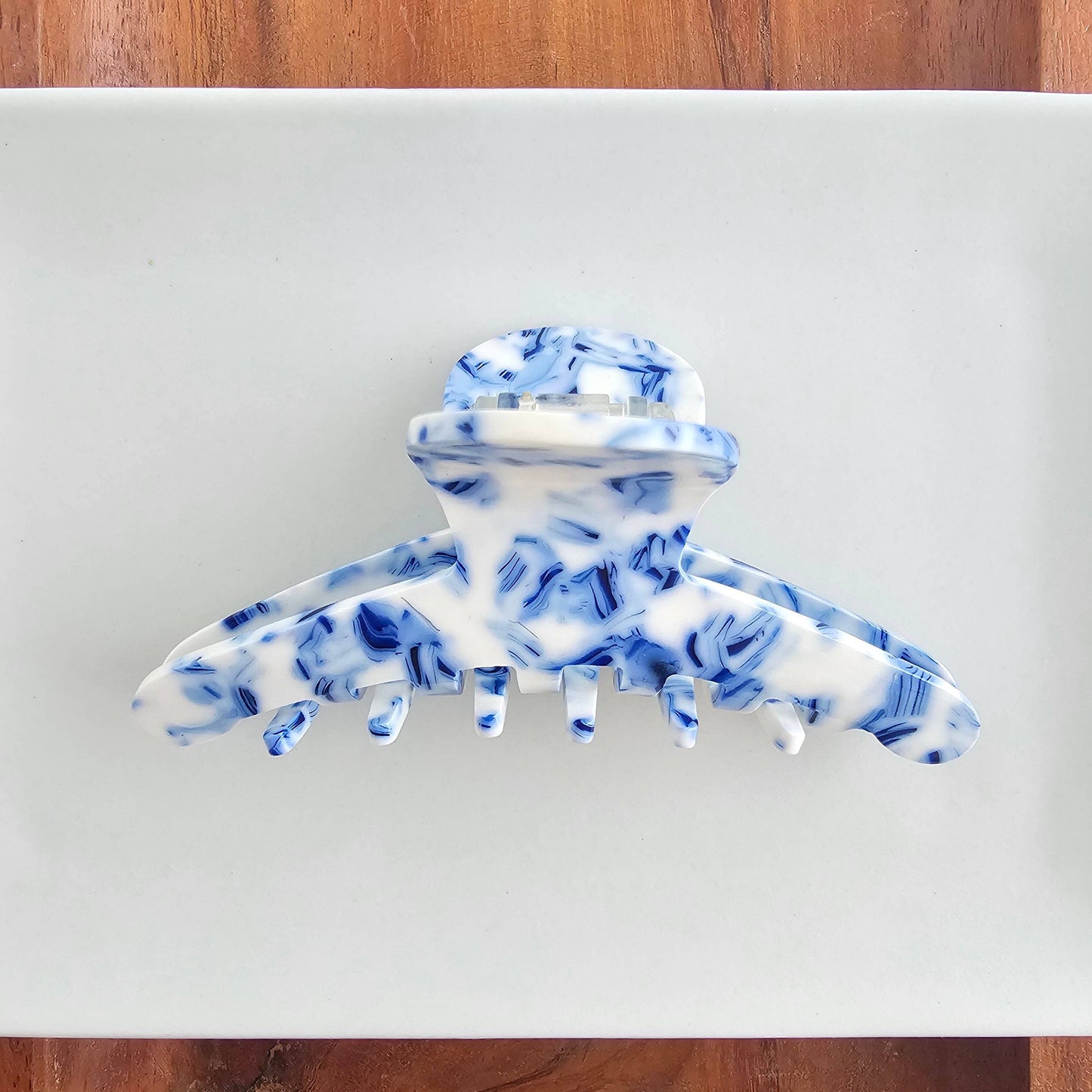 Callie Hair Claw - Greek Goddess Blue